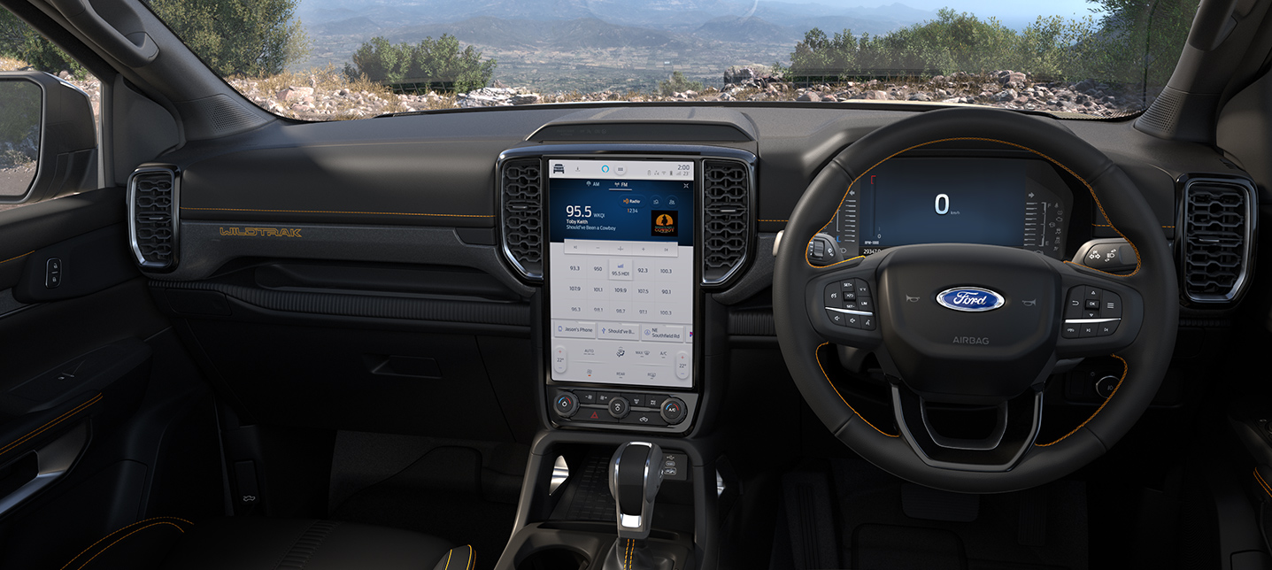 Wildtrak SYNC 4 cockpit