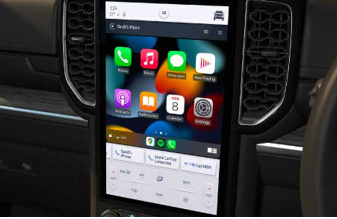 Wildtrak SYNC 4 touchscreen