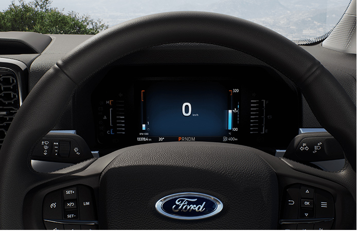 Ranger XLT SYNC 4 cockpit view